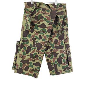 Duxbak Medium Camo Double Fabric Hunting Chaps Full Leg Boot Zipper Adjustable